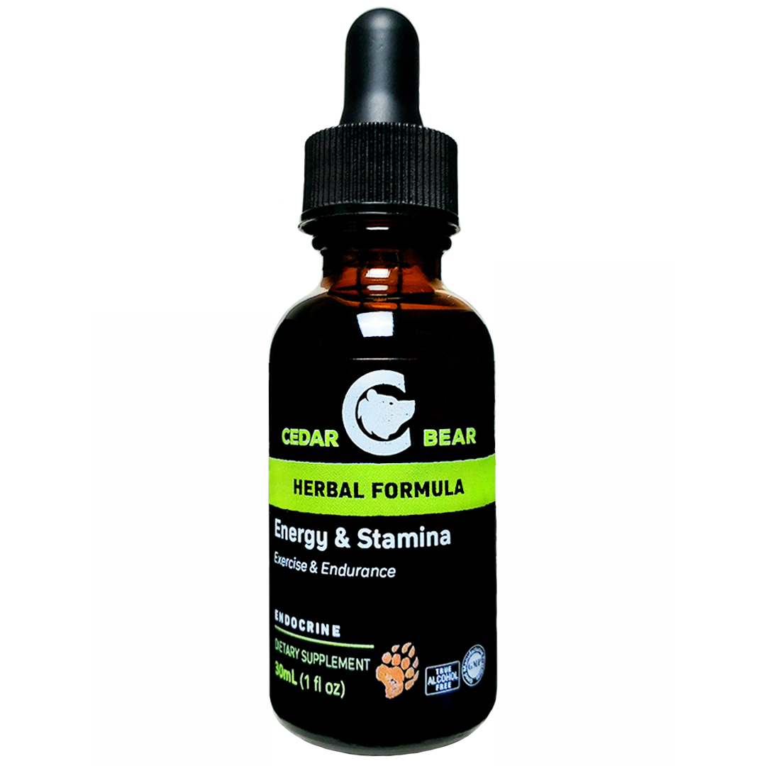 Energy & Stamina Adult Formula Herbal Supplements Cedar Bear