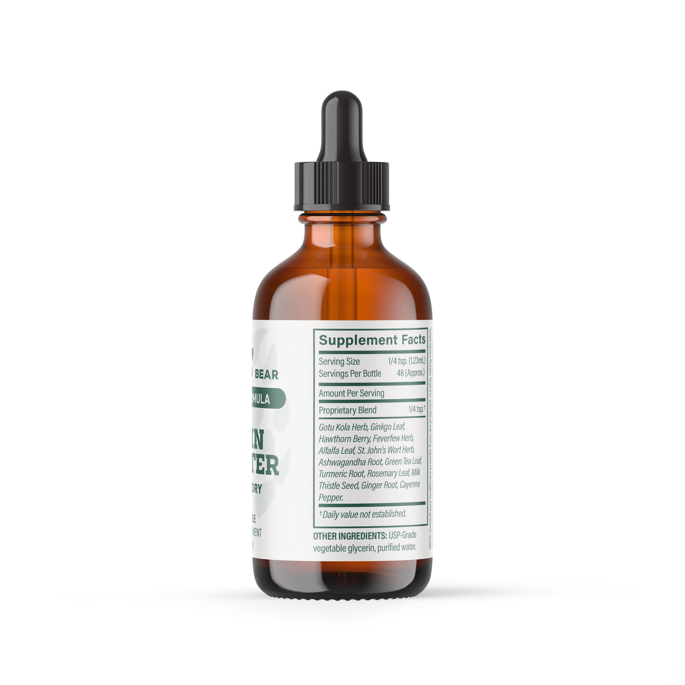 Brain Booster – Alcohol-Free Herbal Formula for Memory & Cardiovascular Health